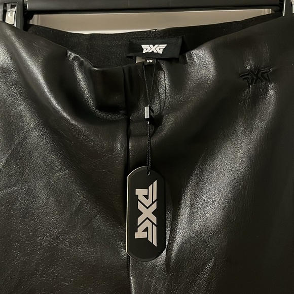 PXG PARSONS XTREME GOLF NWT Women’s Eco Leather Leggings- XS - Picture 6 of 16